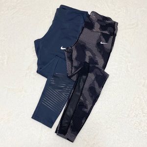 [Bundle of 2] Nike Dri-Fit Medium Leggings